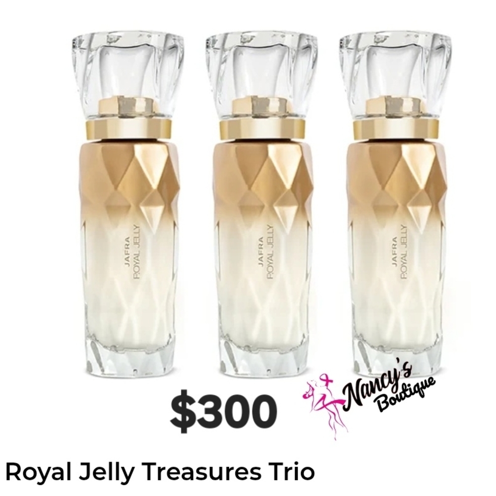 JAFRA Royal Jelly Treasures Trio with Gold and Clear Design